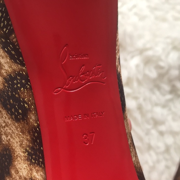 Christian Louboutin Fetish Peep Toe Heels - Picture 8 of 8